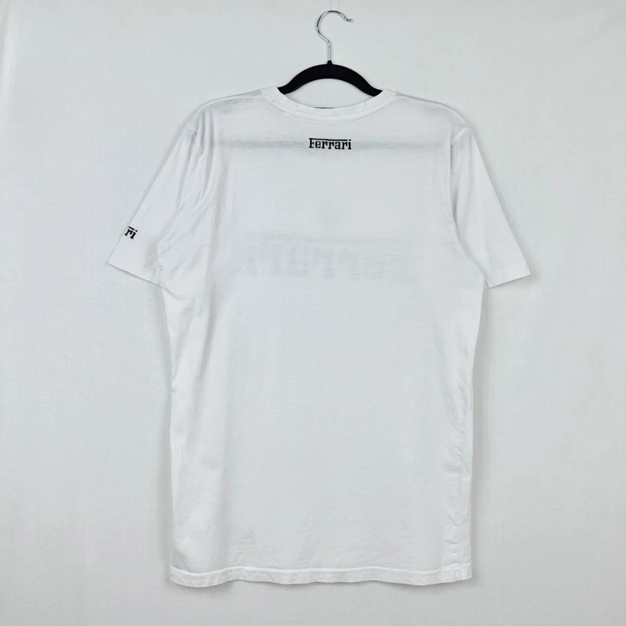 Ferrari Vintage Logo Grafisch T-Shirt Wit M – photo 2